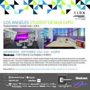 IIDA Student Design Expo Invite